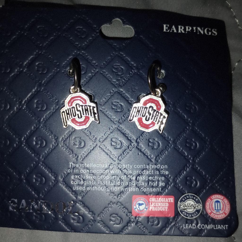 New Ohio State Earrings